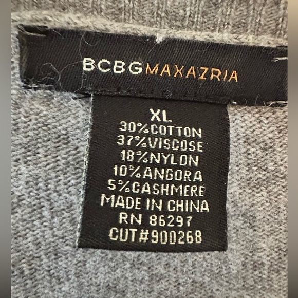 BCBG Grey Long Sweater - Picture 6 of 7